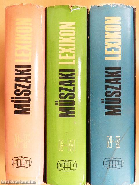 Műszaki lexikon 1-3.