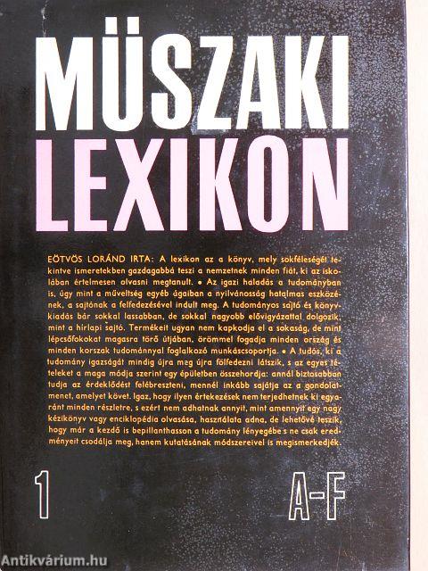 Műszaki lexikon 1-3.