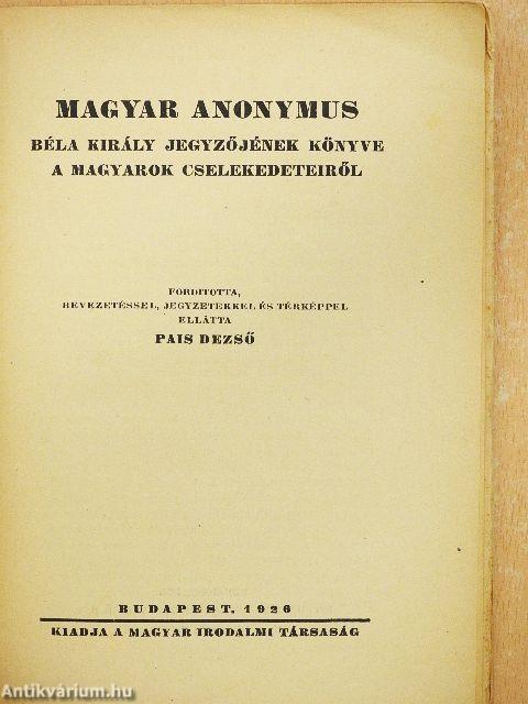 Magyar Anonymus