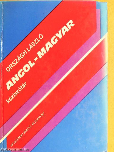 Angol-magyar kéziszótár