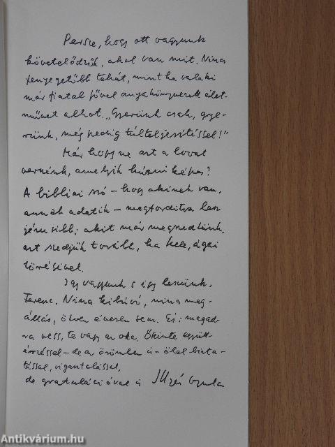 Ecce poeta (dedikált példány)