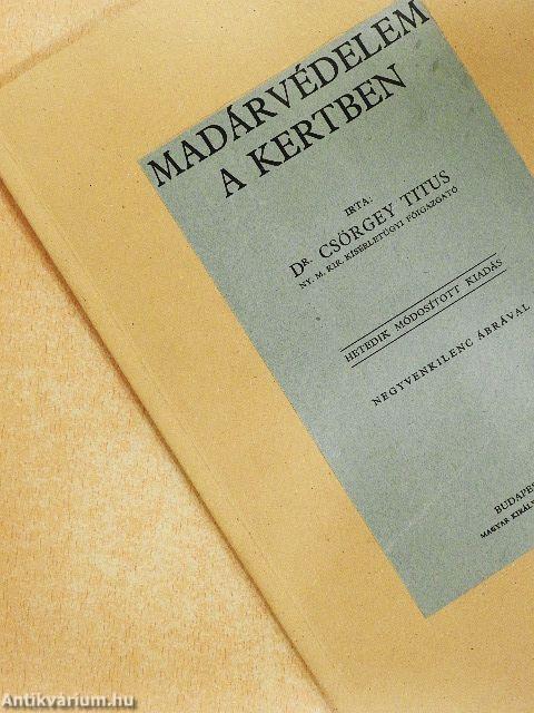 Madárvédelem a kertben