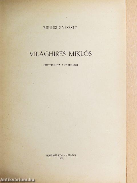Világhires Miklós