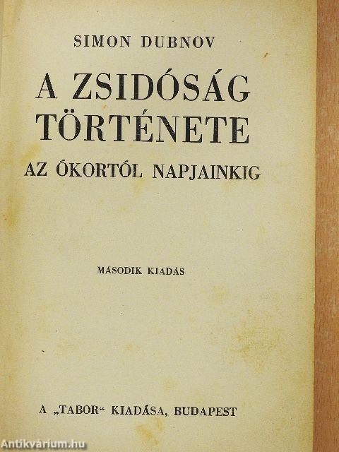 A zsidóság története
