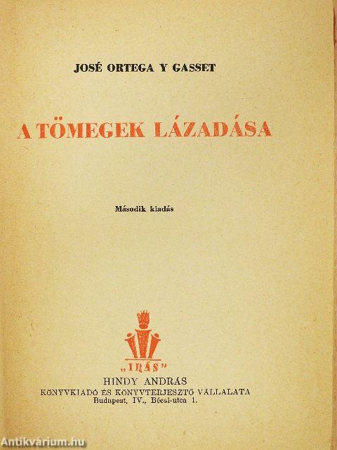 A tömegek lázadása