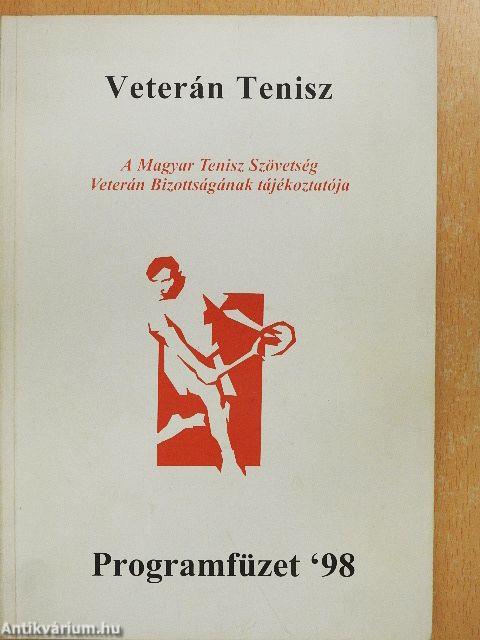 Veterán tenisz - Programfüzet '98