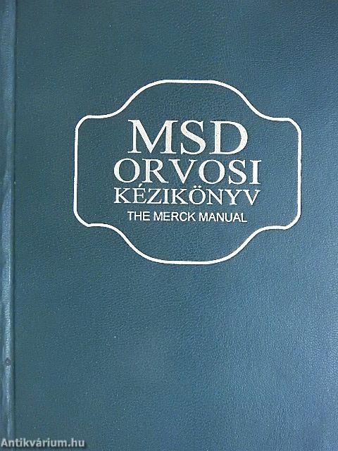 MSD Orvosi Kézikönyv
