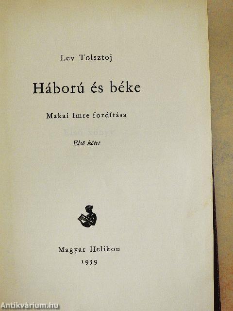 Háború és béke I-II.