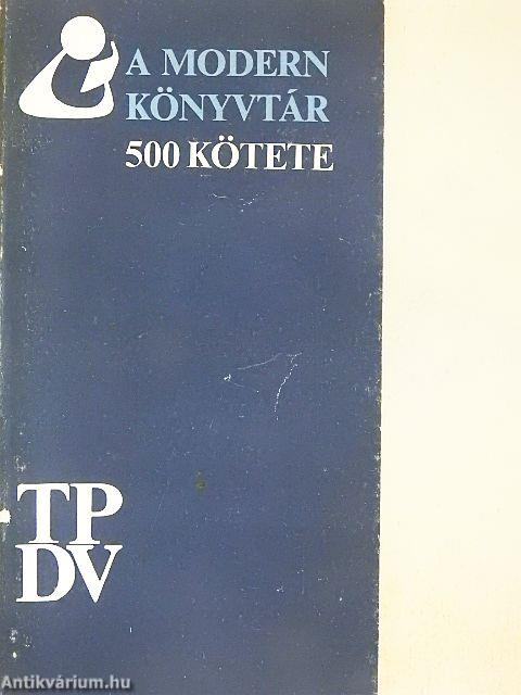 A modern könyvtár 500 kötete
