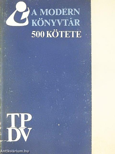 A modern könyvtár 500 kötete