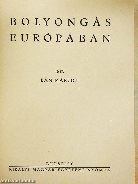 Bolyongás Európában