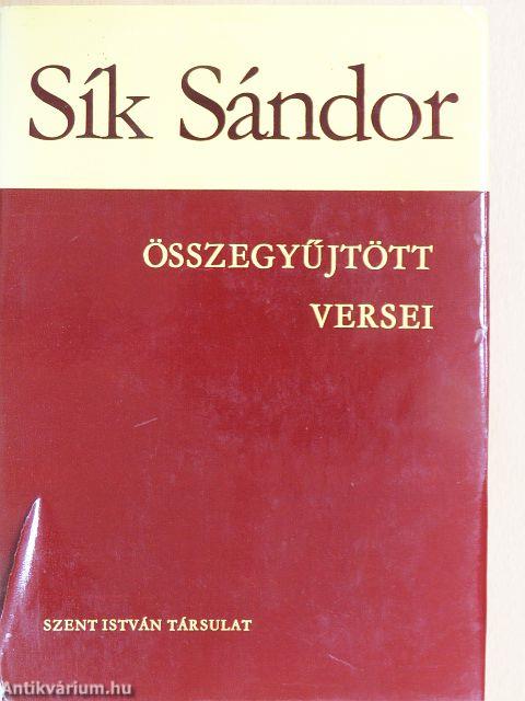 Sík Sándor összegyűjtött versei