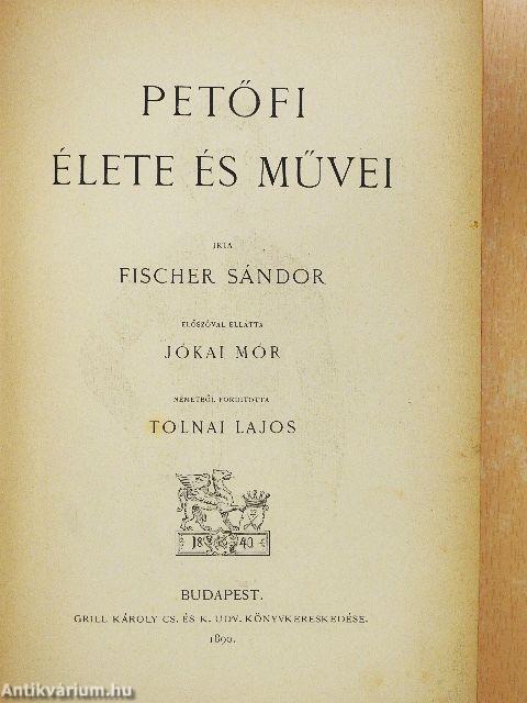 Petőfi élete és művei