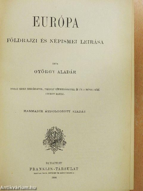 A föld és népei IV.