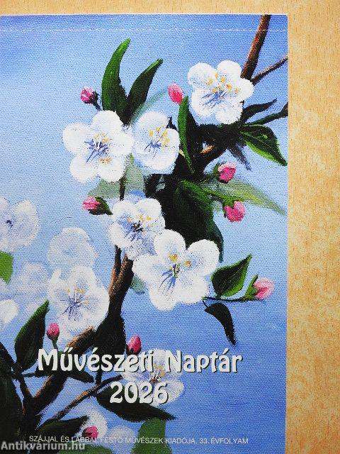 Művészeti naptár 2026