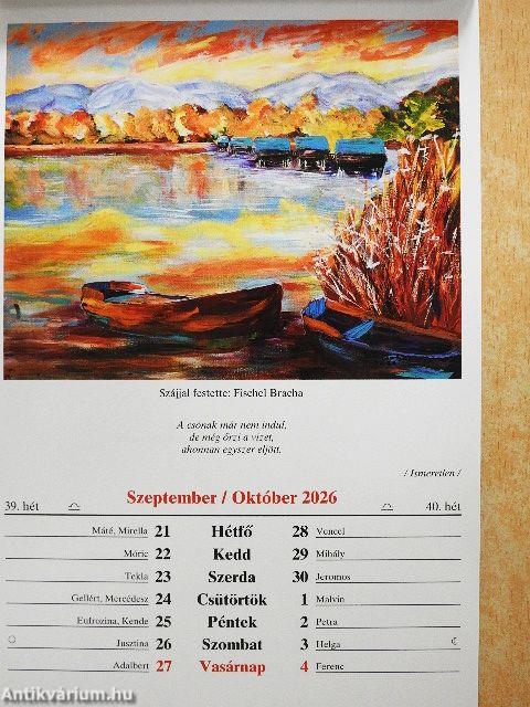 Művészeti naptár 2026