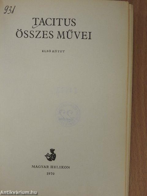 Tacitus összes művei I-II.