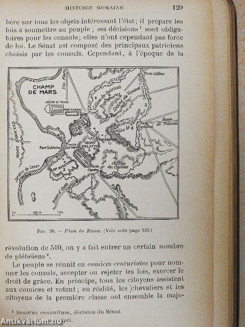 Cours Élémentaire d'Histoire Générale I.