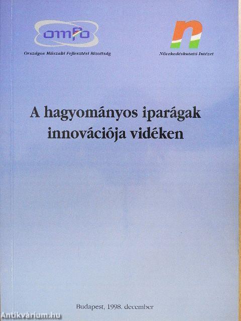 A hagyományos iparágak innovációja vidéken