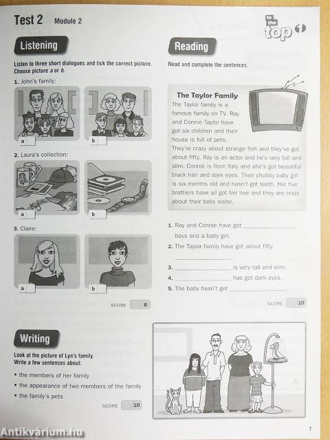 To the Top 1. - Test booklet