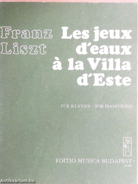 Les jeux d'eaux á la Villa d'Este - Wasserspiele in der Villa d'Este