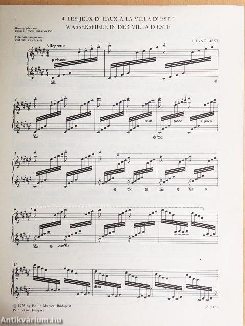 Les jeux d'eaux á la Villa d'Este - Wasserspiele in der Villa d'Este