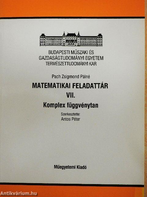 Matematikai feladattár VII.