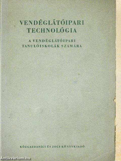 Vendéglátóipari technológia