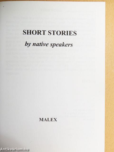 Short Stories by native speakers
