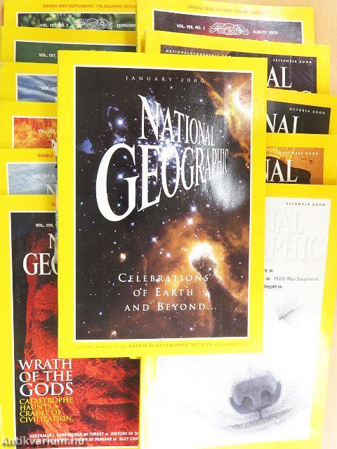 National Geographic January-December 2000.