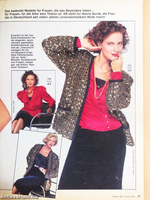 Burda Moden Oktober 1985