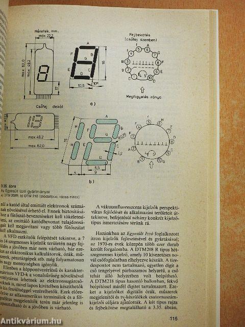 Optoelektronikai kijelzők és megjelenítők