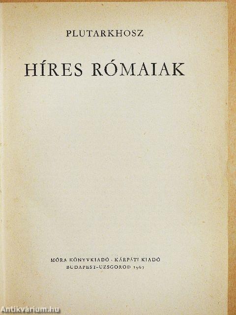 Híres rómaiak