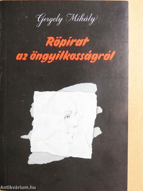 Röpirat az öngyilkosságról