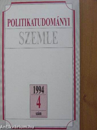 Politikatudományi Szemle 1994/4.