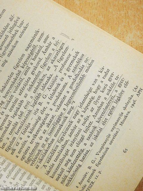 A figyelem fejlesztése