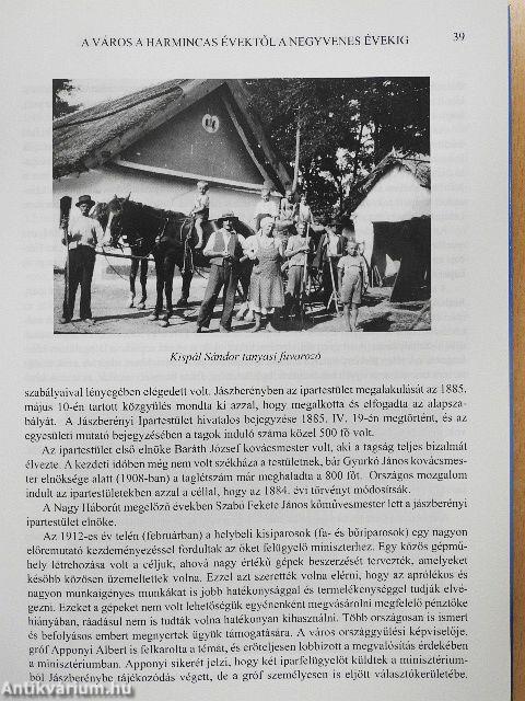 Jászberény története a harmincas évektől az ezredfordulóig III.