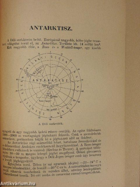 A világrészek föld- és néprajza