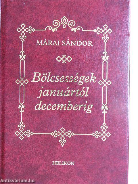 Bölcsességek januártól decemberig