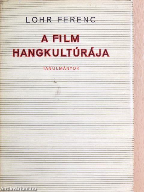 A film hangkultúrája