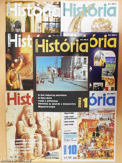 História 2003. (nem teljes évfolyam)