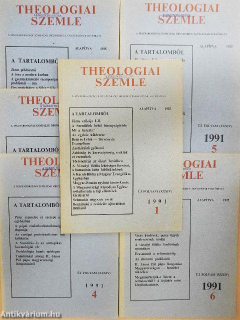 Theologiai Szemle 1991/1-6.