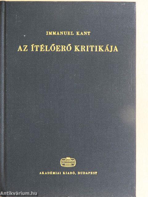 Az ítélőerő kritikája