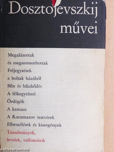 Tanulmányok, levelek, vallomások