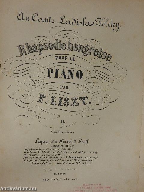 Komolyzenei kották egyedi gyűjteménye (11 db)