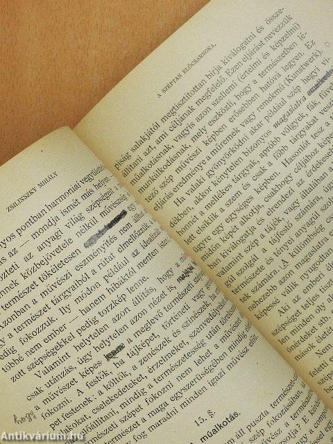 A széptan előcsarnoka