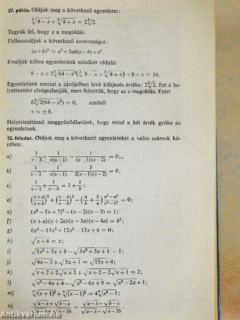 Feladatok és megoldások