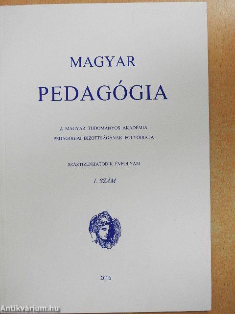 Magyar Pedagógia 2016/1-4.