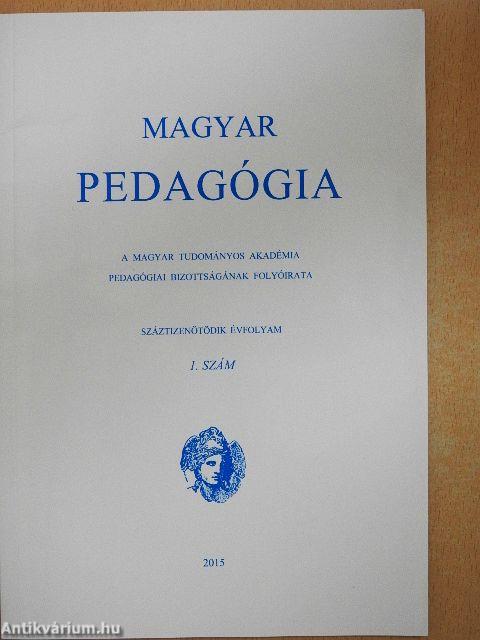 Magyar Pedagógia 2015/1-4.