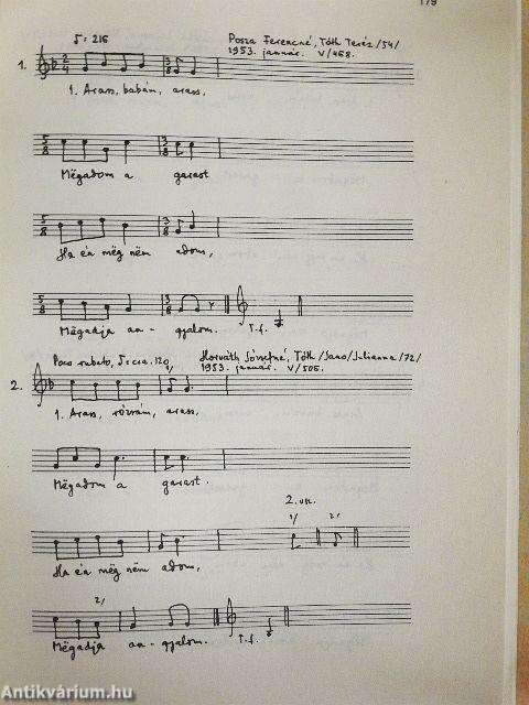 Zenetudományi dolgozatok 1987